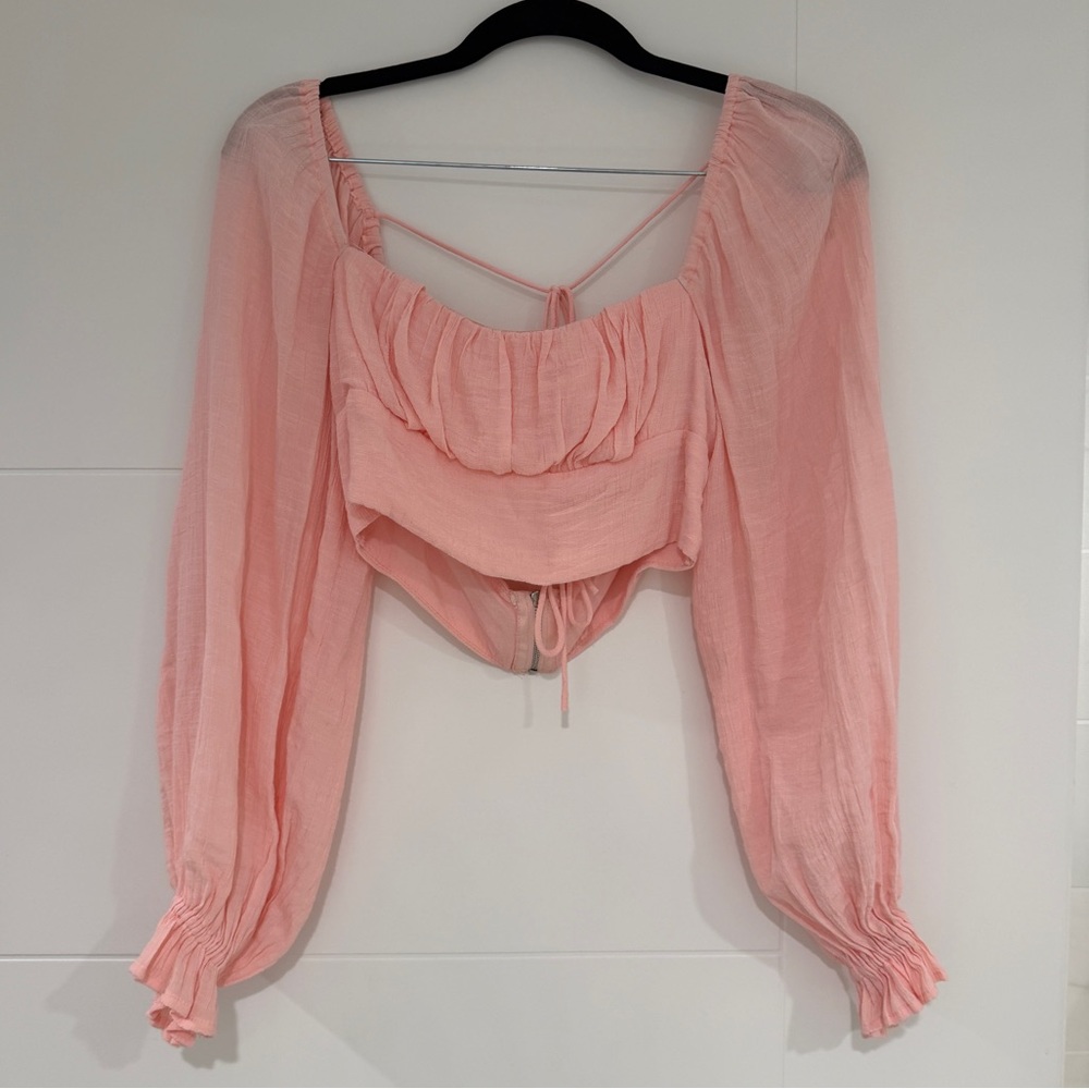 Princess Polly Blush Pink Blouse